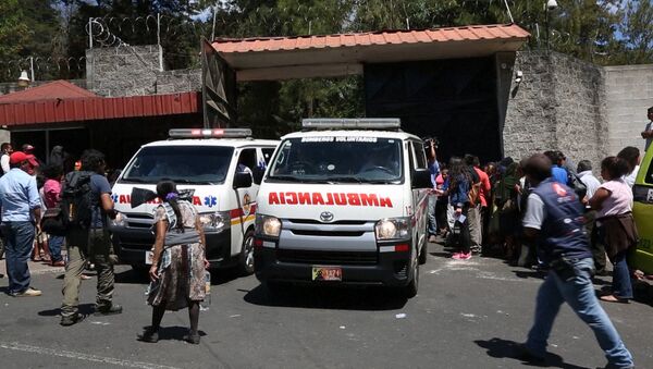 Кадры с места ЧП в Гватемале, где из-за пожара погибли дети - Sputnik Южная Осетия
