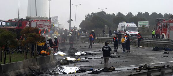 Крушение вертолета в Турции Крушение вертолета в Турции - Sputnik Южная Осетия