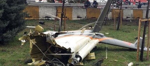 Крушение вертолета в Турции - Sputnik Южная Осетия