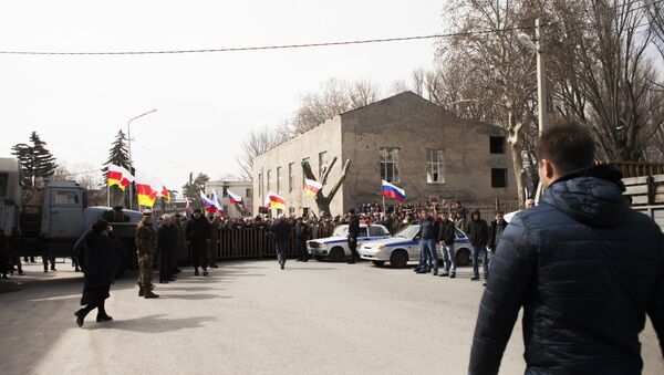 Митинг сторонников Эдуарда Кокойты - Sputnik Южная Осетия