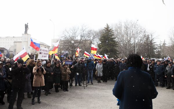 Митинг в поддержку Тибилова - Sputnik Южная Осетия
