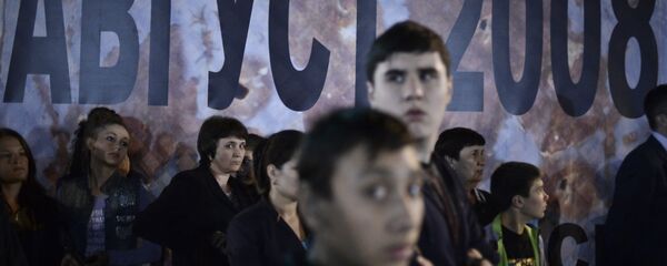Акция памяти годовщины войны в Южной Осетии Акция памяти годовщины войны в Южной Осетии - Sputnik Южная Осетия