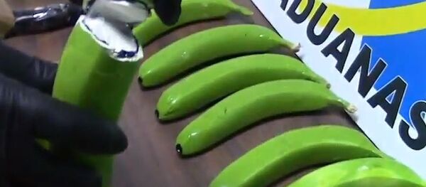 Наркотики в фальшивых бананах Наркотики в фальшивых бананах - Sputnik Южная Осетия