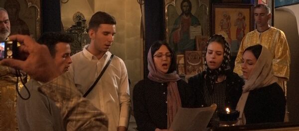 Литургия на сербском языке впервые звучала в Цхинвальском храме - Sputnik Хуссар Ирыстон