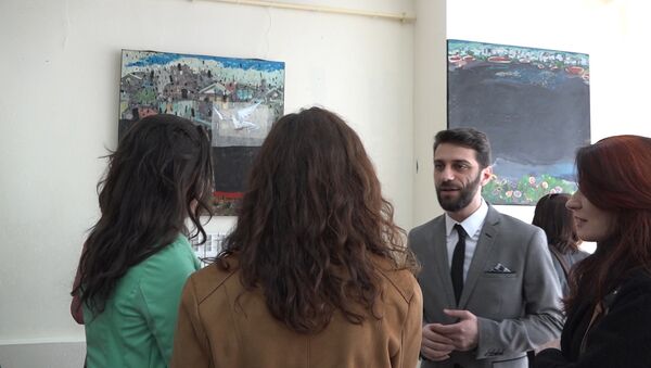 Художники из Сирии привезли в Цхинвал свои работы - Sputnik Южная Осетия