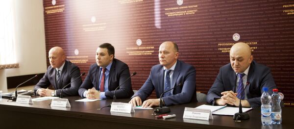 Брифинг руководителей силовых структур Южной Осетии Брифинг руководителей силовых структур Южной Осетии - Sputnik Южная Осетия