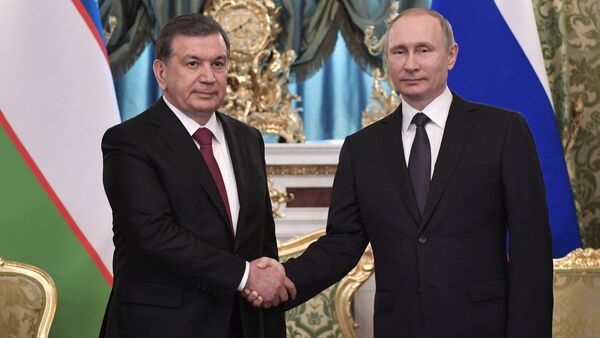 Президент РФ В. Путин встретился с президентом Узбекистана Ш. Мирзиеевым - Sputnik Южная Осетия