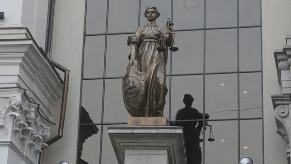 Статуя Фемиды на фасаде здания верховного суда РФ в Москве - Sputnik Южная Осетия