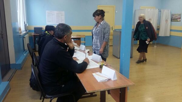 Голосование в селе Гуфта - Sputnik Южная Осетия
