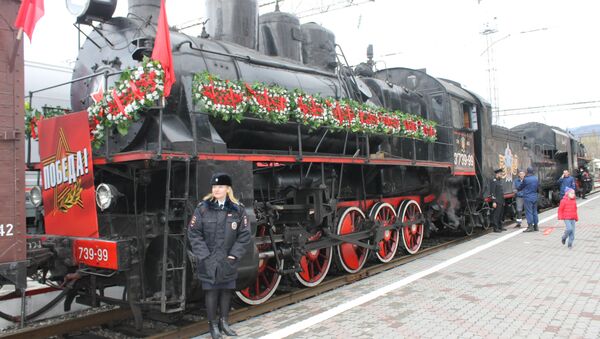 Поезд Победы во Владикавказе - Sputnik Южная Осетия