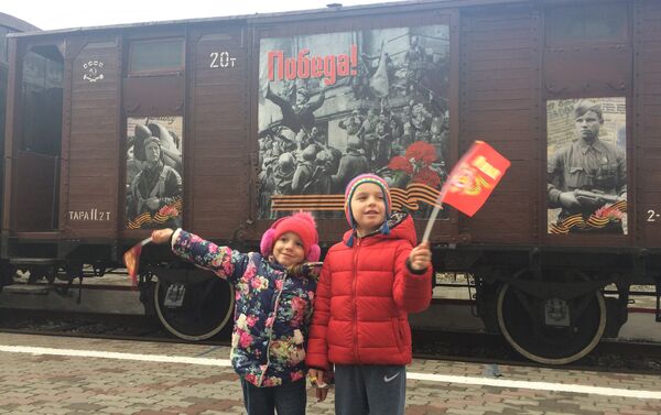 Поезд Победы во Владикавказе - Sputnik Южная Осетия