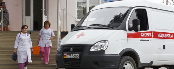 Станция скорой помощи в городе Цхинвал Станция скорой помощи в городе Цхинвал - Sputnik Хуссар Ирыстон