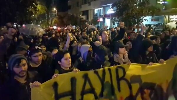 Протесты в Стамбуле против результатов референдума - Sputnik Южная Осетия