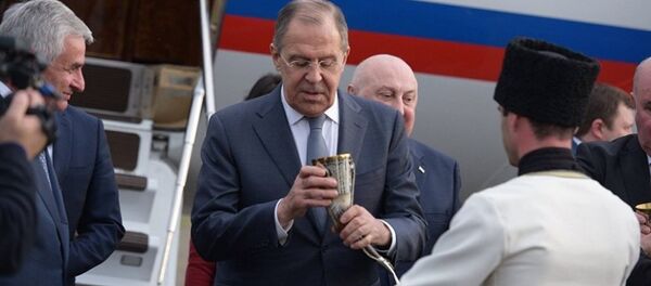 Визит главы МИД РФ Сергея Лаврова в Абхазию Визит главы МИД РФ Сергея Лаврова в Абхазию - Sputnik Южная Осетия