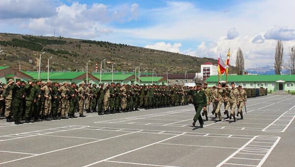 Репетиция военного парада в Цхинвале - Sputnik Южная Осетия