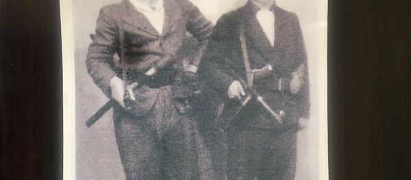 Александр Каркусов с другом Раулем Александр Каркусов с другом Раулем - Sputnik Южная Осетия