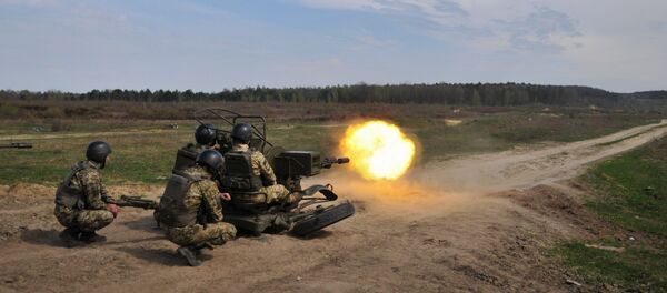 Учения украинских военнослужащих Учения украинских военнослужащих - Sputnik Южная Осетия