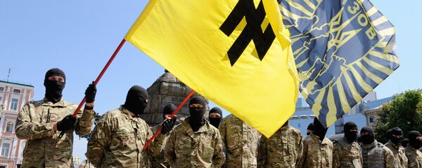 Бойцы батальона “Азов” Бойцы батальона “Азов” - Sputnik Южная Осетия