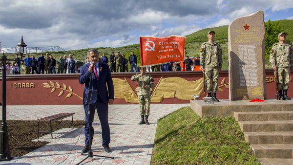 Открытие памятника в селе Прис - Sputnik Хуссар Ирыстон