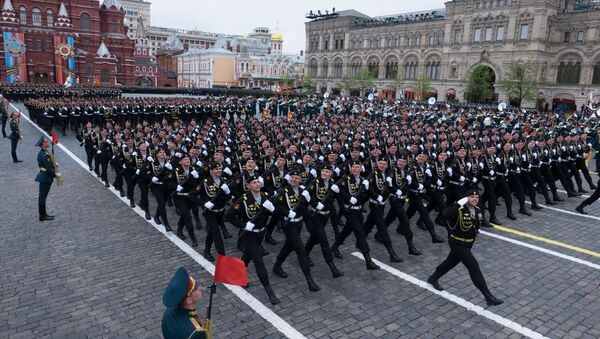 Военный парад, посвящённый 72-й годовщине Победы, в городах России - Sputnik Южная Осетия