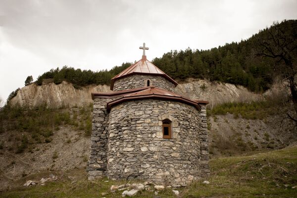Церковь в честь Святого Георгия Победоносца, селение Нижний Рук - Sputnik Южная Осетия