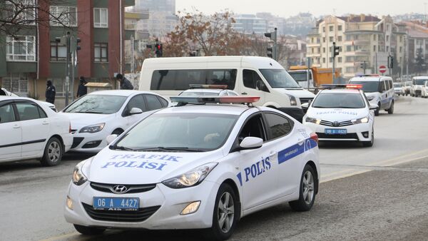 Автомобили полиции в Турции - Sputnik Южная Осетия