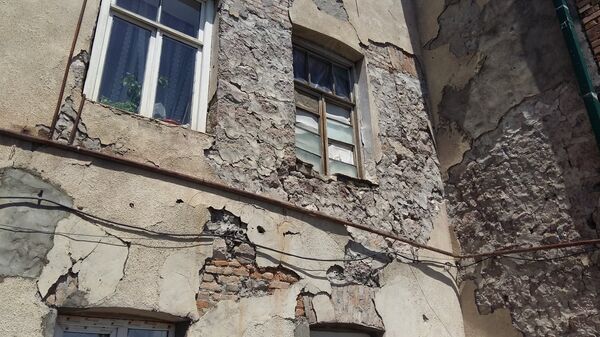 Аварийный дом в Цхинвале  - Sputnik Южная Осетия