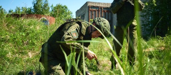 Учения инженерно-саперных групп Учения инженерно-саперных групп - Sputnik Хуссар Ирыстон