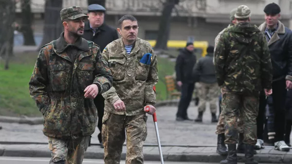 Украинские военные, принимавшие участие в боевых действиях на Донбассе - Sputnik Южная Осетия
