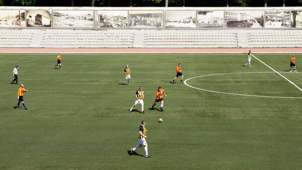 Матч на стадионе в Цхинвале - Sputnik Южная Осетия