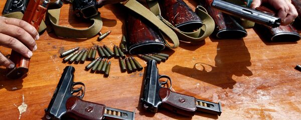 Изъятое оружие Изъятое оружие - Sputnik Южная Осетия