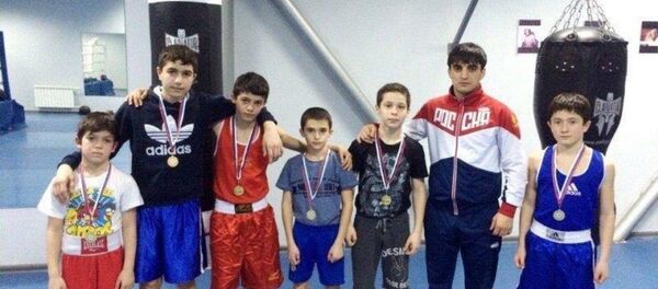 Цхинвалаг боксертæ Цхинвалаг боксертæ - Sputnik Хуссар Ирыстон