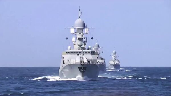 Корабли Каспийской флотилии выполнили пуски крылатых ракет по позициям боевиков ИГ в Сирии - Sputnik Южная Осетия