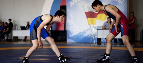 Первенство Алании по вольной борьбе.  - Sputnik Южная Осетия