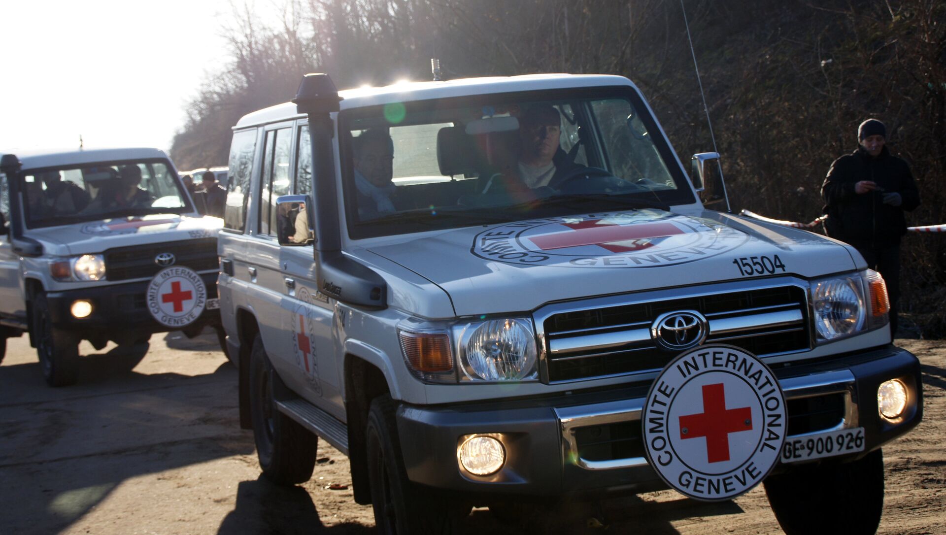 Президент Международного комитета Красного Креста Петер Маурер посетил станицу Луганская - Sputnik Южная Осетия, 1920, 04.02.2021