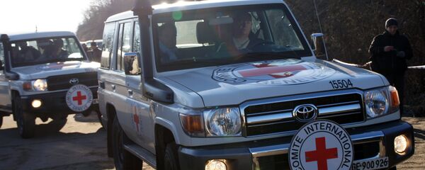 Президент Международного комитета Красного Креста Петер Маурер посетил станицу Луганская Президент Международного комитета Красного Креста Петер Маурер посетил станицу Луганская - Sputnik Южная Осетия