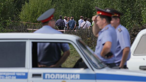 Сотрудники правоохранительных органов на месте происшествия - Sputnik Южная Осетия