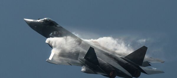 Самолет Т-50 Самолет Т-50 - Sputnik Южная Осетия