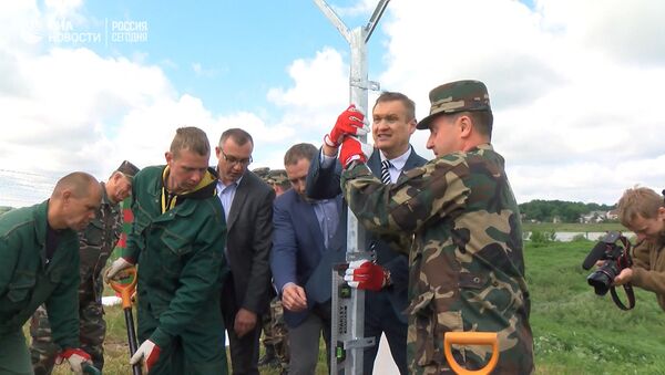 Строительство забора на границе Литвы с Россией - Sputnik Южная Осетия