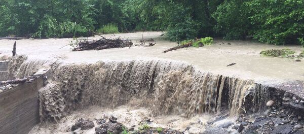 Последствия ливней в Алагирском районе Северной Осетии Последствия ливней в Алагирском районе Северной Осетии - Sputnik Южная Осетия