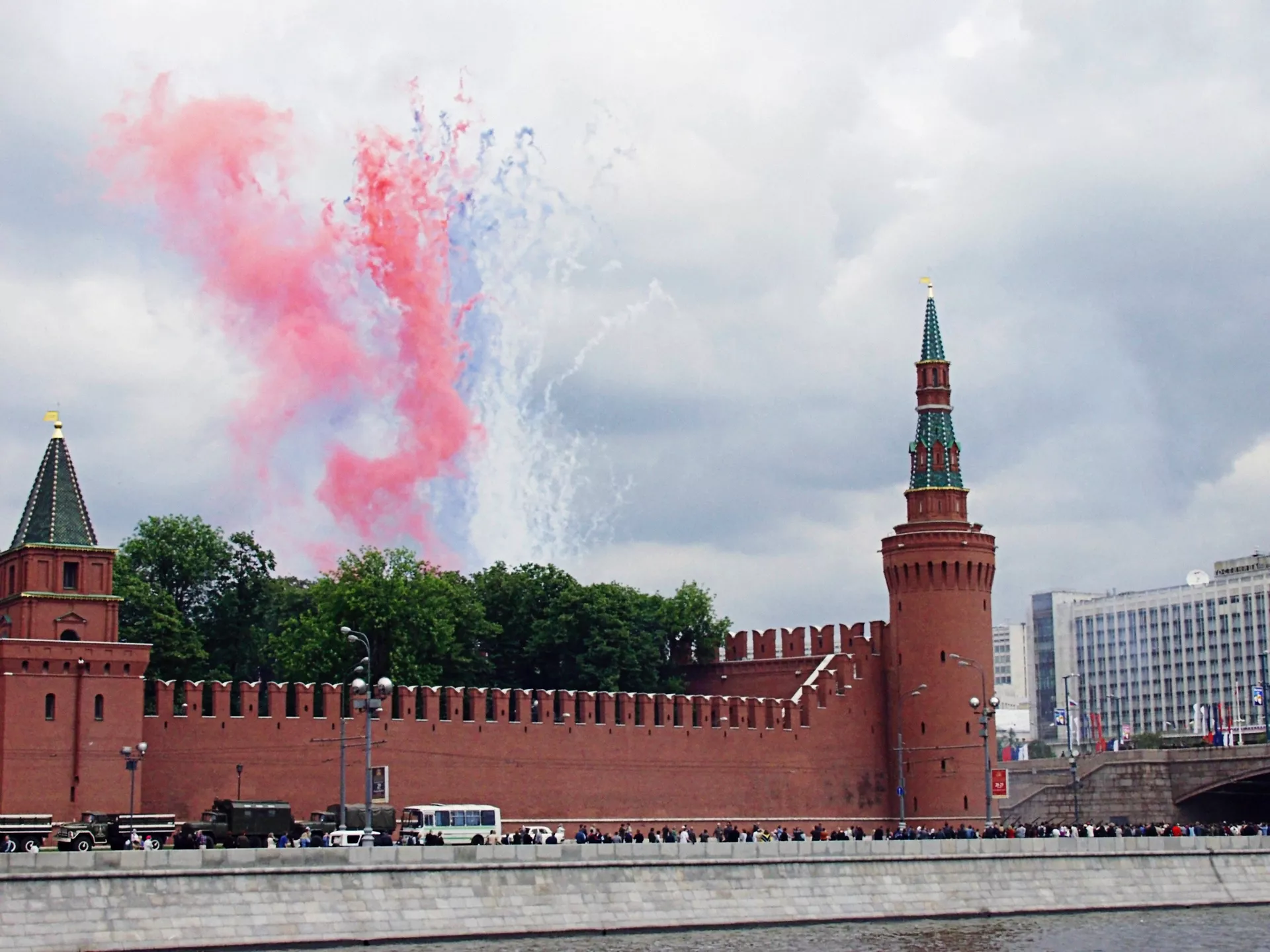 Фейерверк в День России в Москве - Sputnik Южная Осетия, 1920, 20.08.2022