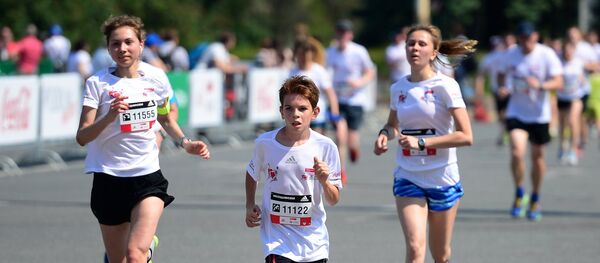 Благотворительный забег Бегущие сердца Благотворительный забег Бегущие сердца - Sputnik Южная Осетия
