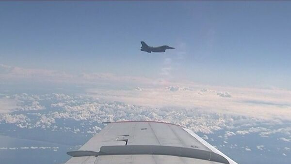 Истребитель НАТО приблизился к самолету министра обороны РФ - Sputnik Южная Осетия