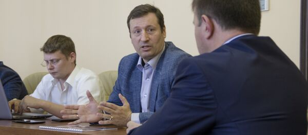 Встреча автора проекта Башни Кавказа с представителями властей Южной Осетии Встреча автора проекта Башни Кавказа с представителями властей Южной Осетии - Sputnik Южная Осетия