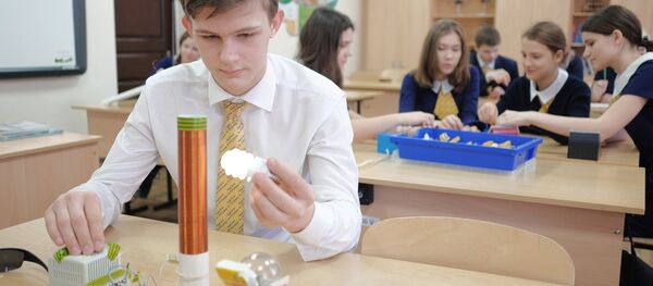 Шахматный кружок в школе Краснодара Шахматный кружок в школе Краснодара - Sputnik Южная Осетия