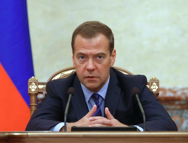 Премьер-министр РФ Д.Медведев - Sputnik Южная Осетия