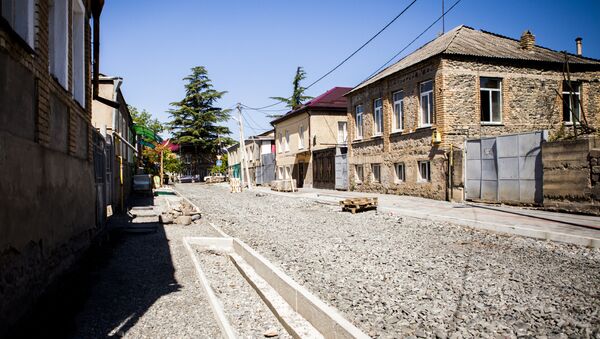 Улица Джиоева в Цхинвале - Sputnik Южная Осетия