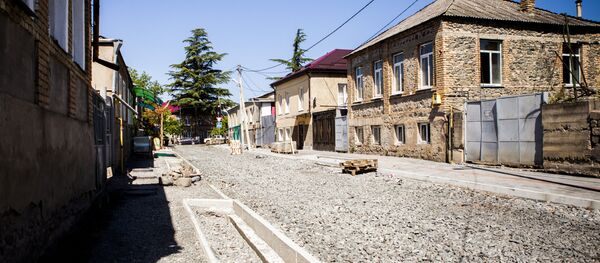 Улица Джиоева в Цхинвале - Sputnik Южная Осетия