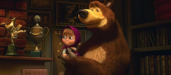 кадр из мульфильма Маша и медведь кадр из мульфильма Маша и медведь - Sputnik Южная Осетия