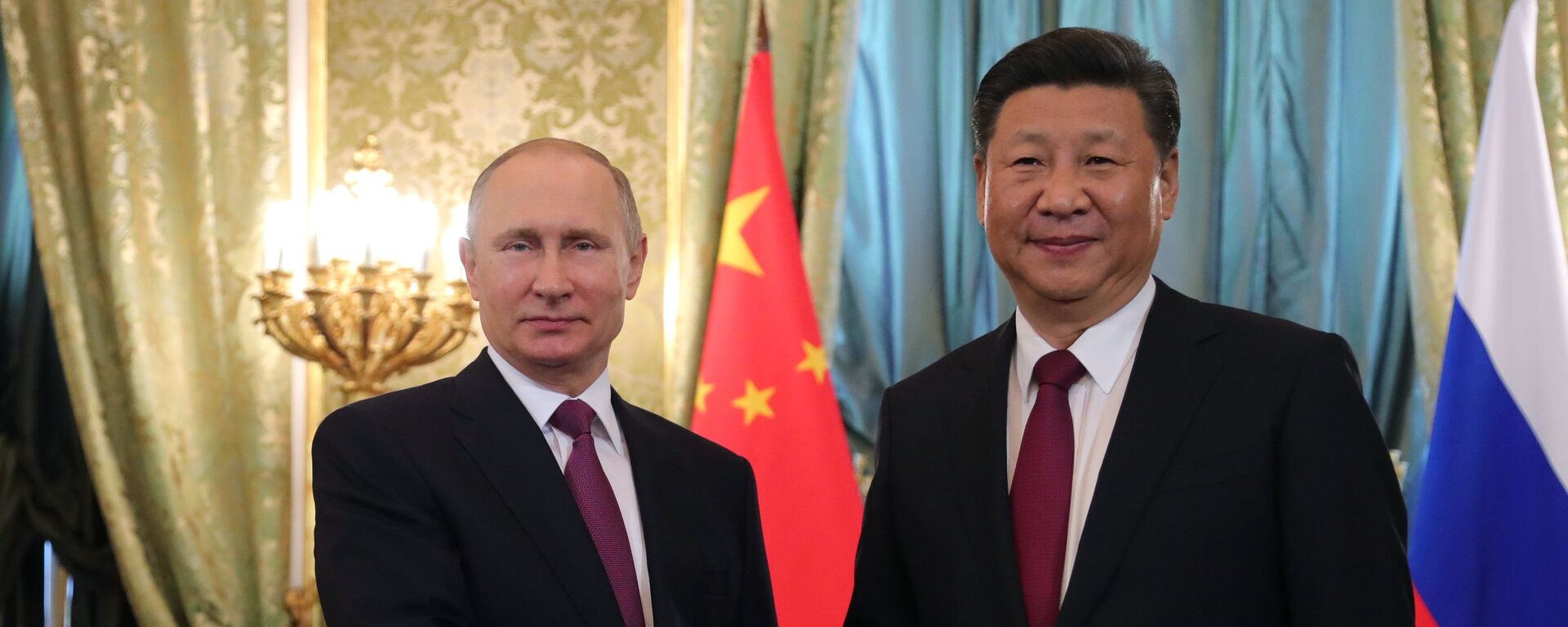 Встреча президента РФ В. Путина и председателя КНР Си Цзиньпина в Москве - Sputnik Южная Осетия, 1920, 25.06.2022